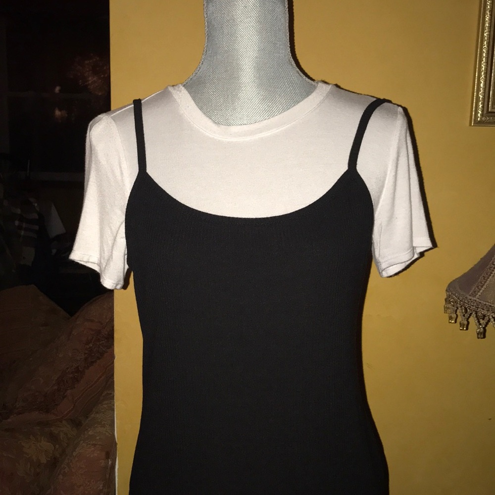 A two piece body con dress